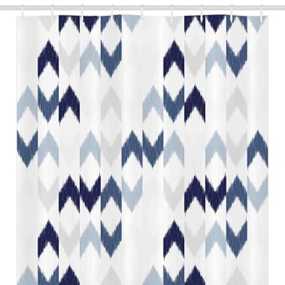 Ambesonne Other - STALL Shower Curtain 54x78 Retro Chevron Print